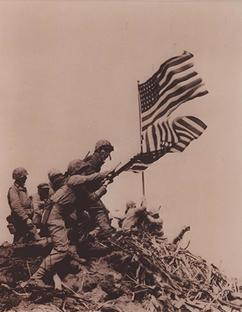 Flag Raising on Iwo Jima, 1945