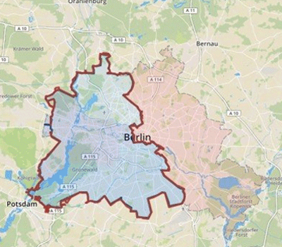 a map of Berlin