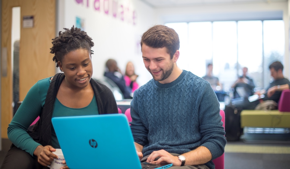 Students studying together