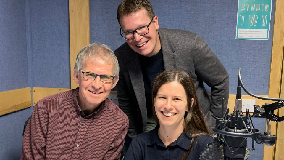 Dr Oliver Tearle, Dr Sarah Parker and Dr Andrew Dix 