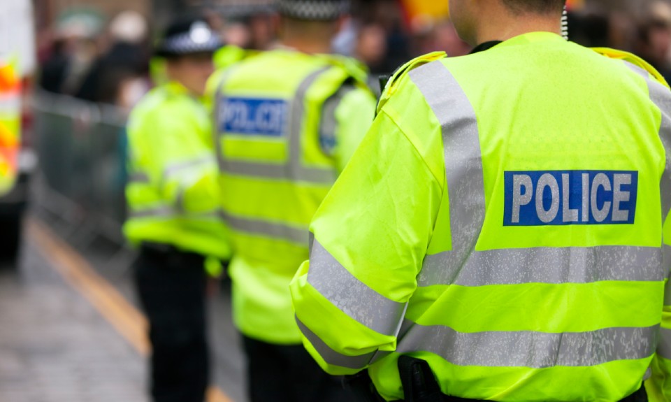 Three UK police officers