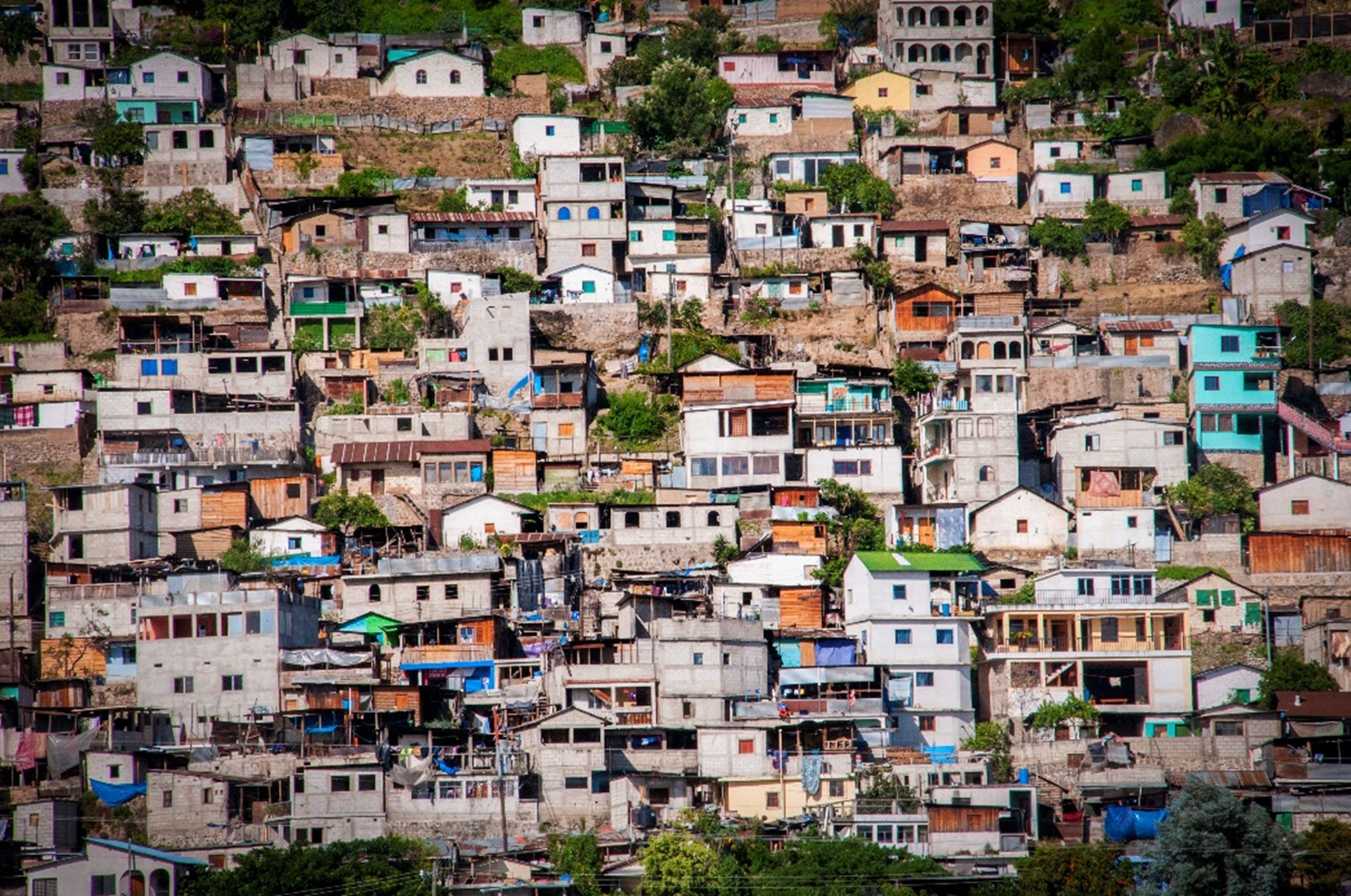 Lakeside town in Guatemala.