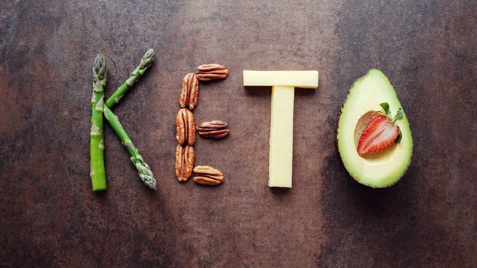 Fruits spelling 'keto'