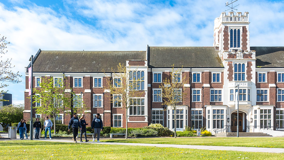 A landscape image of Hazelrigg Building