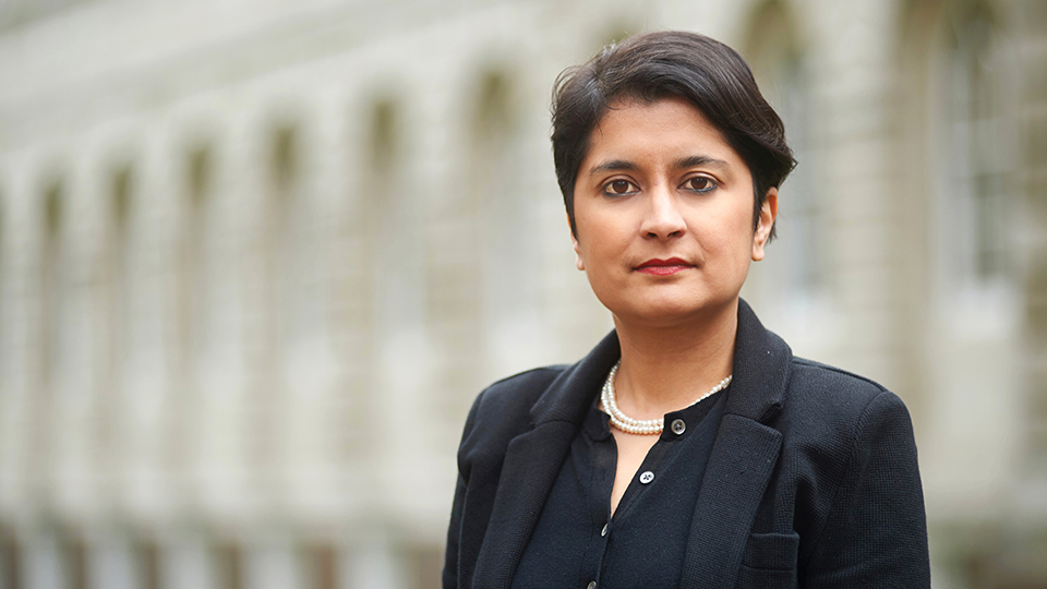 headshot of Shami Chakrabarti 