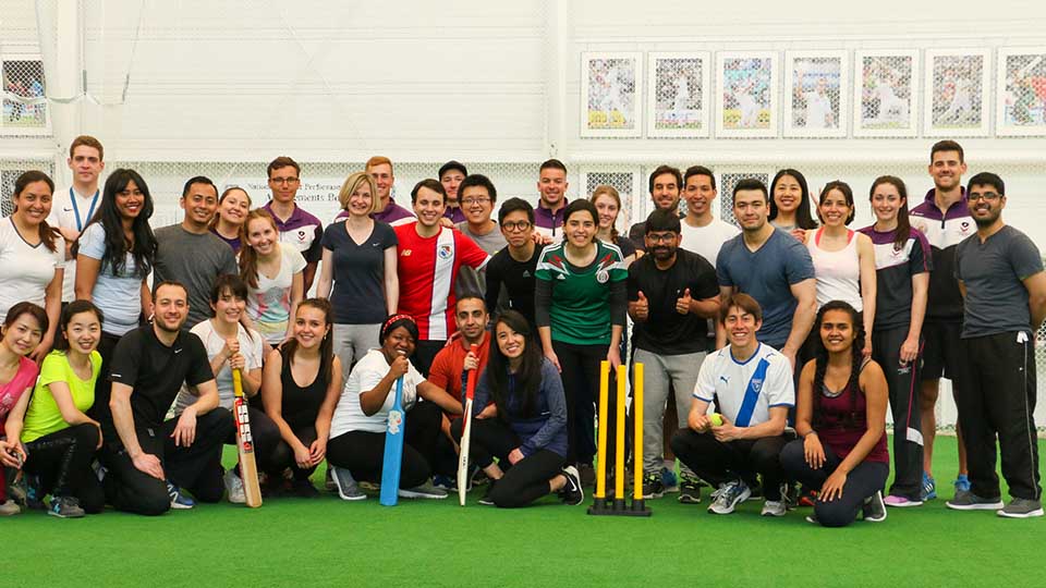 Group of Chevening scholars at Loughborough University