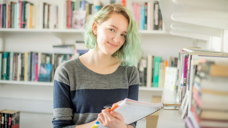 Photo of a student at Loughborough University