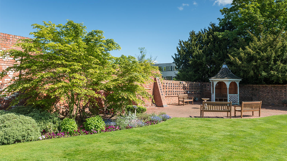 Photo of the Garden of Remembrance in summer