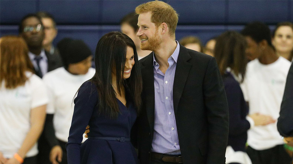 photo of The Duke and Duchess of Sussex Prince Harry and Meghan at Loughborough University