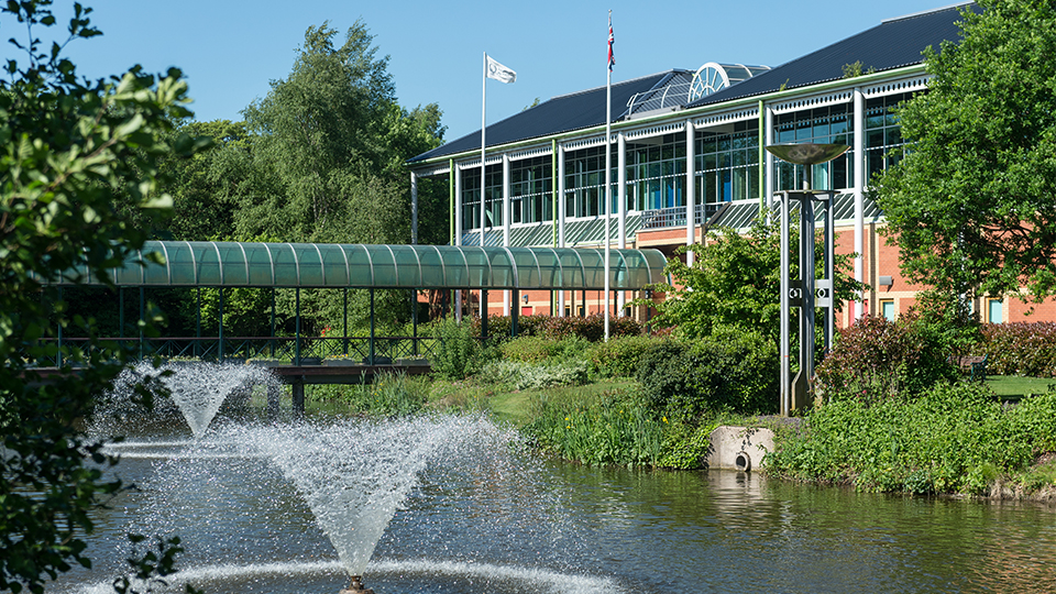 photo of the exterior of Holywell Conference Centre