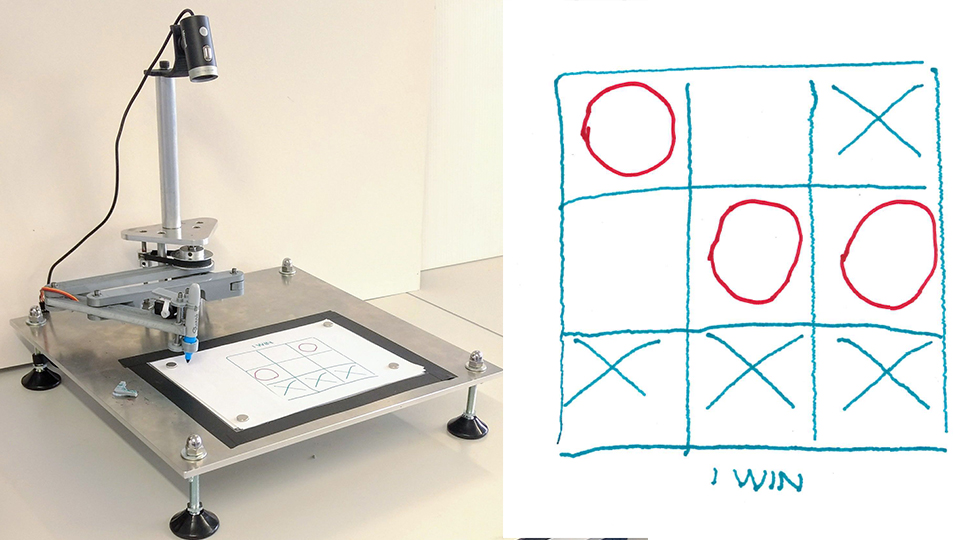 Lead Edward's nought and crosses robot