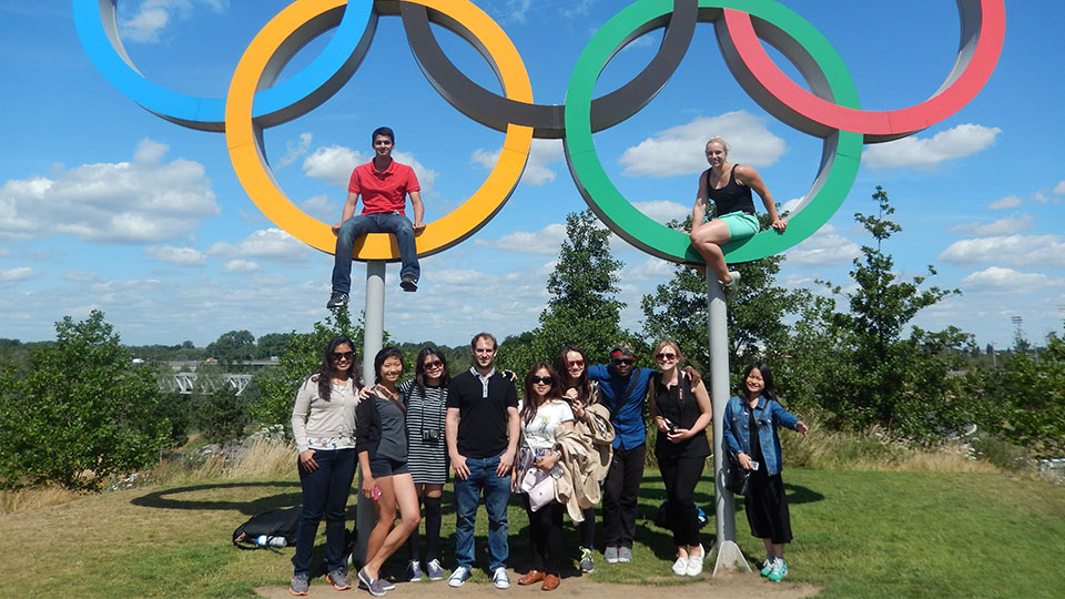 a photo of last year's students at Loughborough Summer School