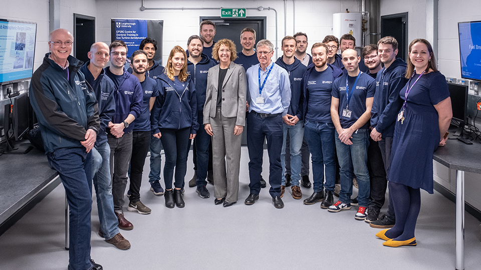 Photo of Rolls-Royce UTC with Dr Sandra Magnus