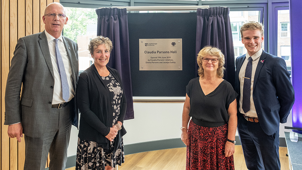 Photo of VC Bob, Claudia Parsons' family and Callum Parke