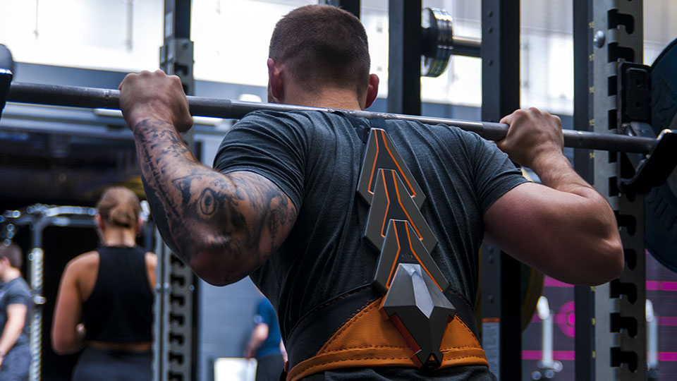 Weightlifting belt designed by student 