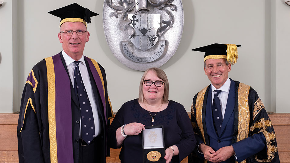 Vice-Chancellor, Fiona McLaughlin, Chancellor at graduation