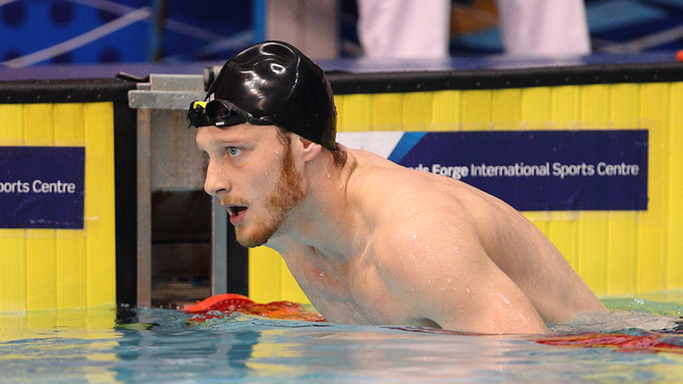 Loughborough swimmer Luke Greenbank