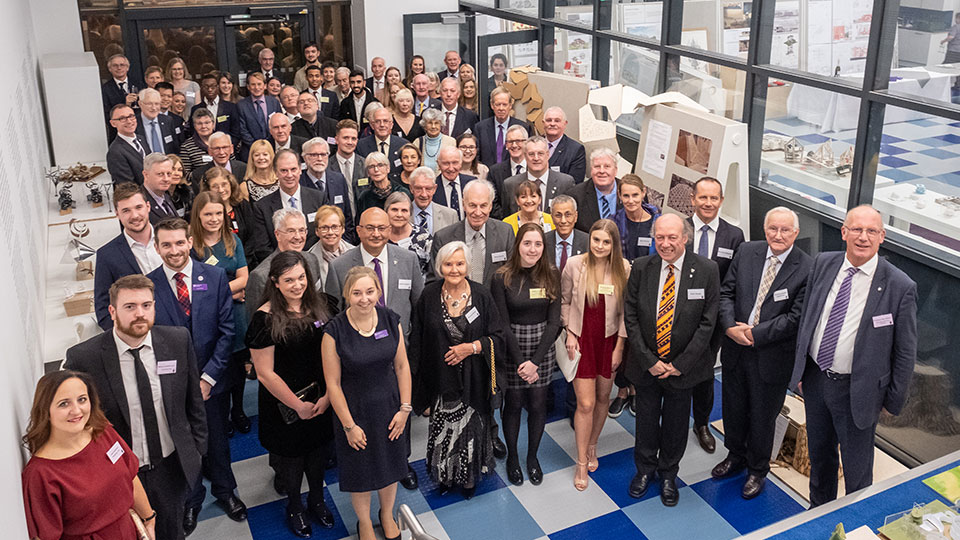 Attendees of the Schofield Society annual dinner 