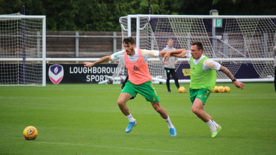 Celtic fc train on campus 