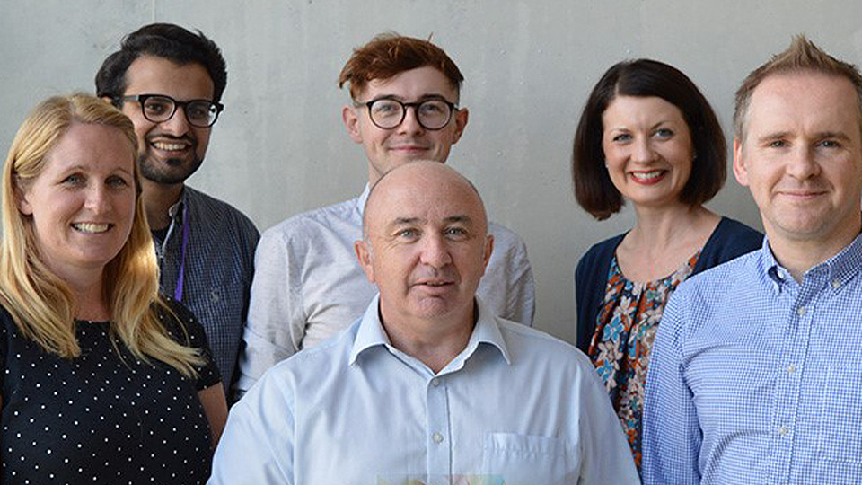 Photo of Karl Hurn, Dr Rhoda Trimingham, Nicholas Johnson, Nikki Clark, Salman Asghar and Dr George Torrens 