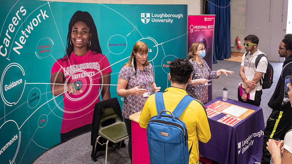 Photo from the 2021 Autumn Careers Fair