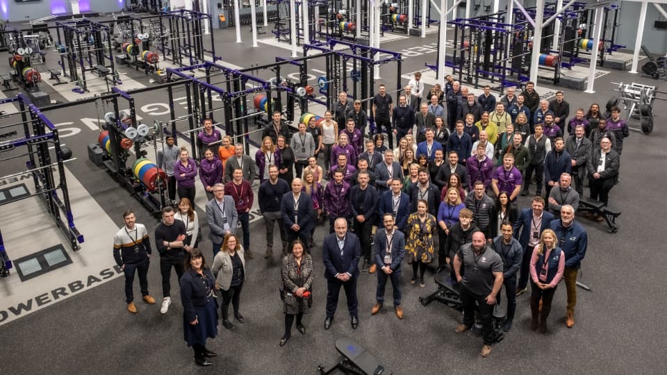 a group shot at powerbase