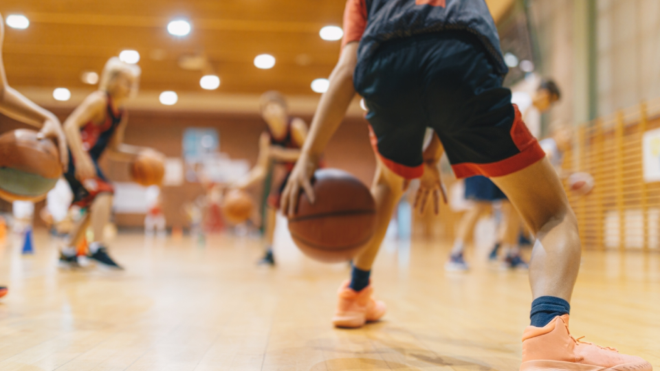 a basketball match