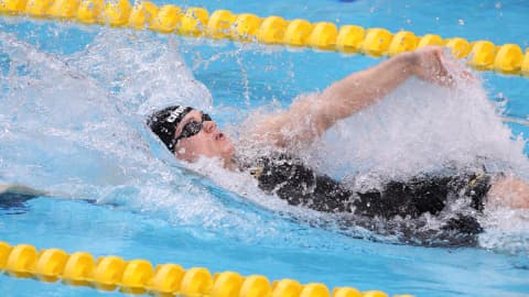 Loughborough's Lauren Cox in action at BUCS. Image provided by Still Sport Photography.